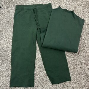 Frank & Eileen Malibu Travel Set Audrey Capelet Catherine Sweatpant Green Medium